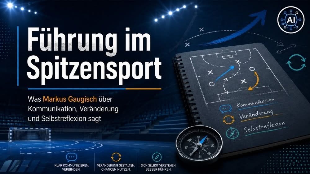 Führung im Spitzensport: Was Markus Gaugisch über Kommunikation, Veränderung und Selbstreflexion sagt